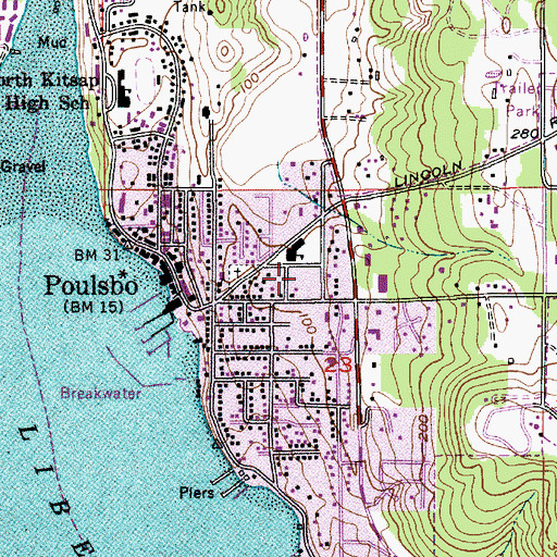 Topographic Map of Christ Memorial Children Learning Center, WA