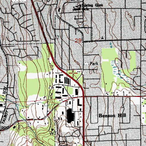Topographic Map of Family Circle Learning Center, WA