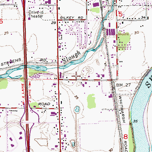 Topographic Map of Crossroads Early Learning Center, WA