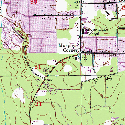 Topographic Map of La Petite Academy Everett, WA