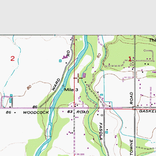Topographic Map of Hurd Creek Hatchery, WA