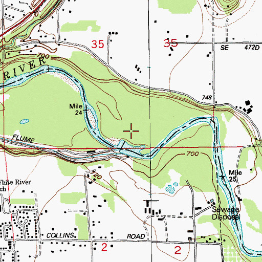 Topographic Map of Muckleshoot Indian Tribe White River Hatchery, WA