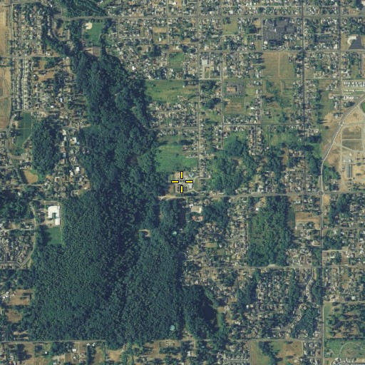 Aerial/Satellite Image of Puyallup Hatchery, WA
