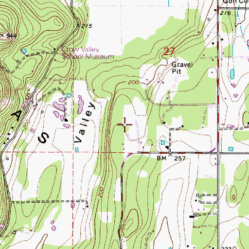 Topographic Map of Orcas Island Transfer Station Solid Waste Facility, WA