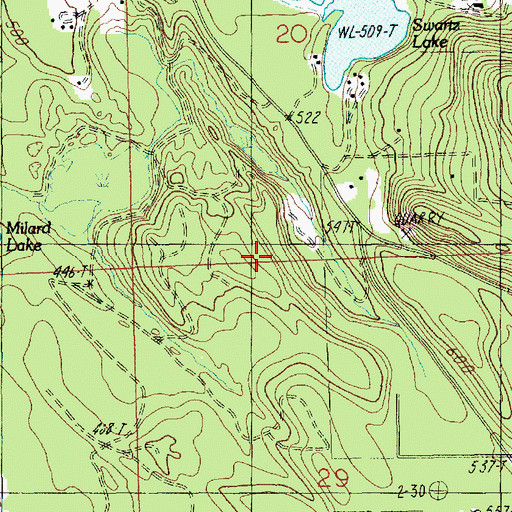 Topographic Map of Snohomish County Solid Waste, WA