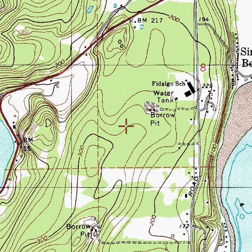 Topographic Map of Gibralter Landfill, WA