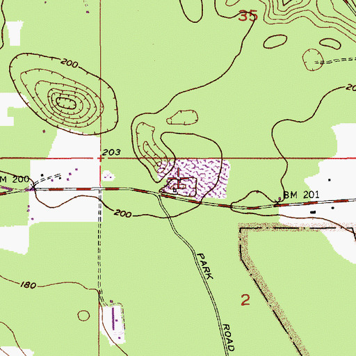 Topographic Map of Coupeville Landfill, WA