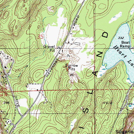 Topographic Map of Anacortes Quarry, WA