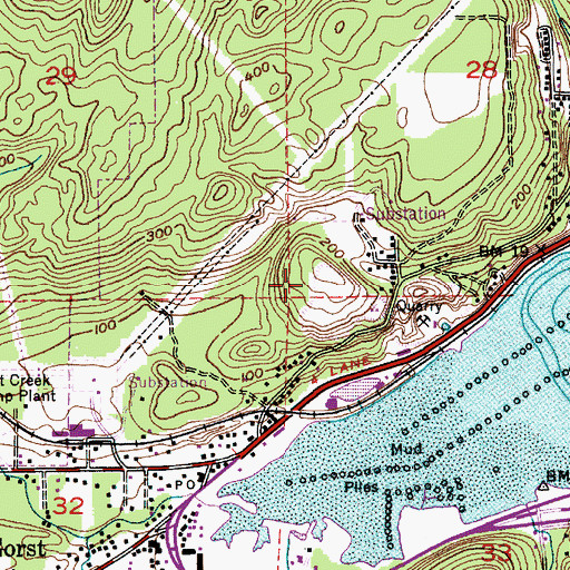 Topographic Map of Sherman Heights Quarry, WA