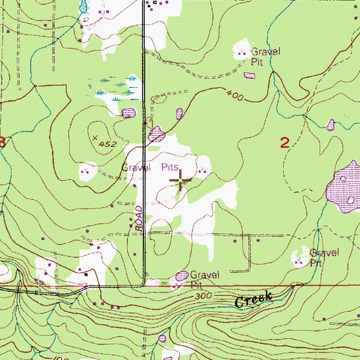 Topographic Map of Valley View Gravel Quarry, WA