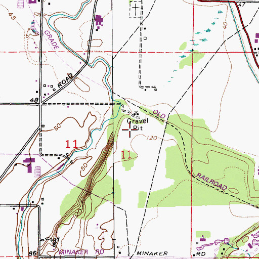 Topographic Map of Killum Quarry, WA
