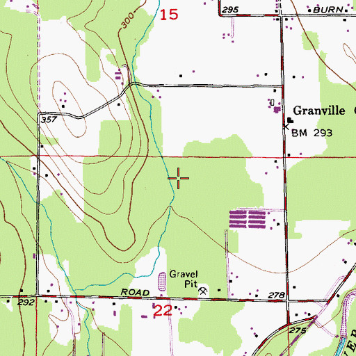 Topographic Map of Getchell Pit, WA