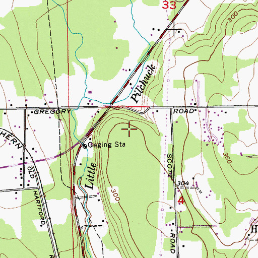 Topographic Map of Lake Stevens Quarry, WA