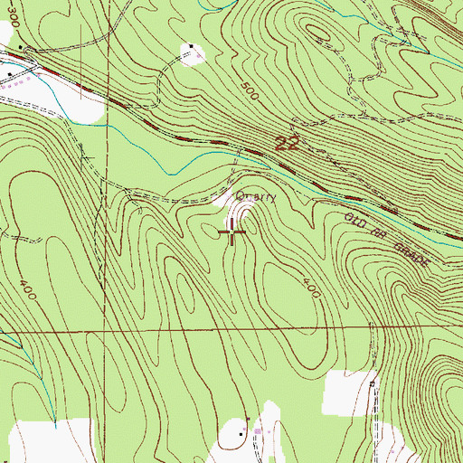 Topographic Map of Conway Pit, WA