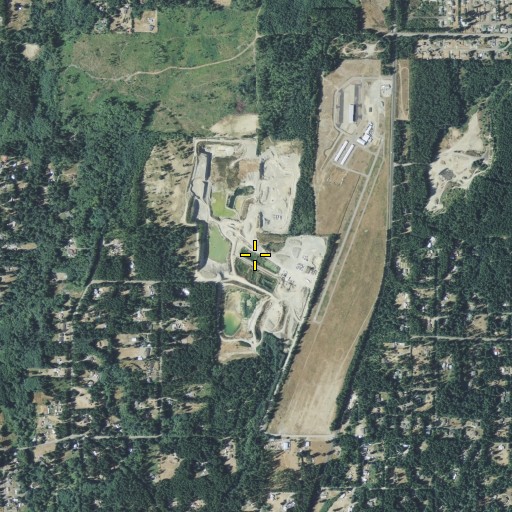 Aerial/Satellite Image of Airport Quarry, WA