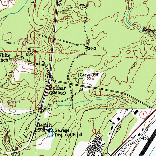 Topographic Map of Port of Bremerton Quarry, WA