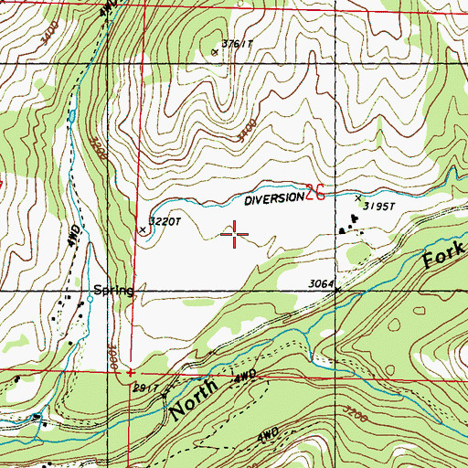 Topographic Map of Kettle River Quarry, WA