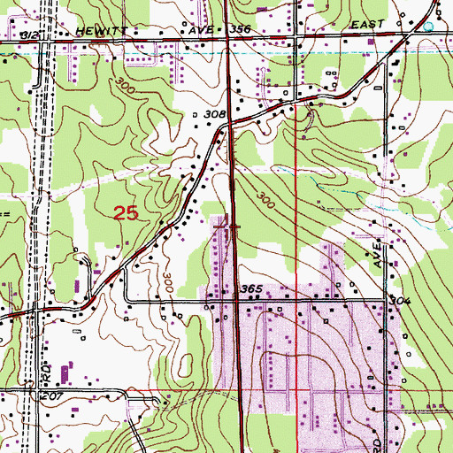 Topographic Map of Kids N Us Child Care Center Lake Stevens, WA