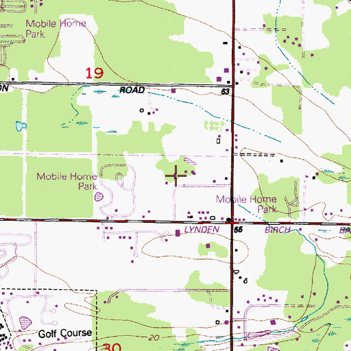 Topographic Map of Semiahmoo Kids Kamp Daycare Center, WA
