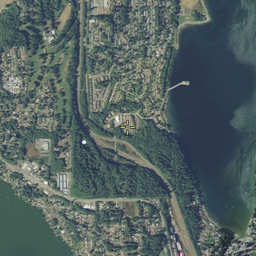 Aerial/Satellite Image of Jackson Park Child Development Center, WA