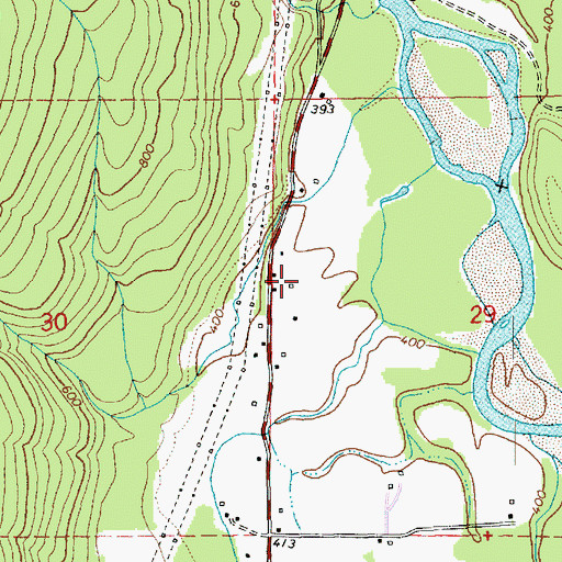 Topographic Map of Sauk - Suiattle Tribe Daycare Center, WA