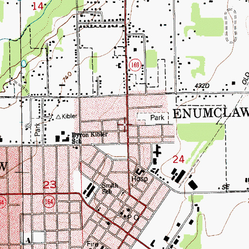 Topographic Map of Country Playhouse Learning Center, WA