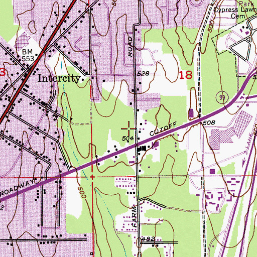 Topographic Map of Another Best Child Care Center, WA