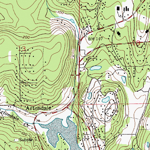 Topographic Map of Safe Harbor Daycare Center, WA