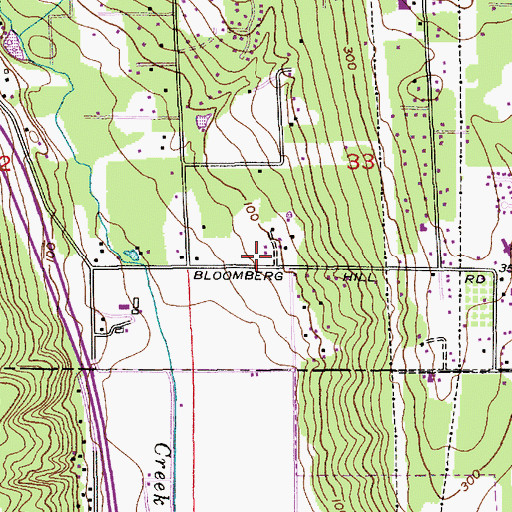 Topographic Map of Canyon Park Montessori School, WA