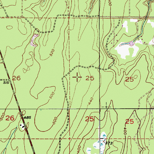 Topographic Map of Klahowya Secondary School, WA
