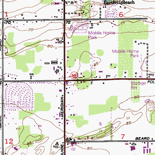 Topographic Map of Kids Country School, WA