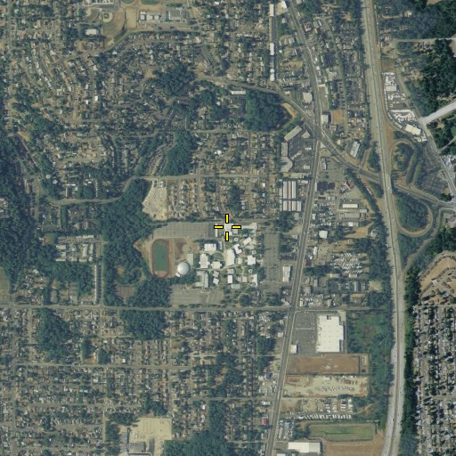 Aerial/Satellite Image of Highline Community College Building 30, WA