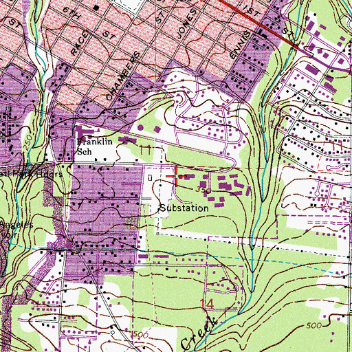 Topographic Map of Peninsula College Automotive and Welding Building, WA
