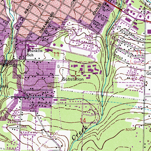 Topographic Map of Peninsula College Science and Technology Building, WA