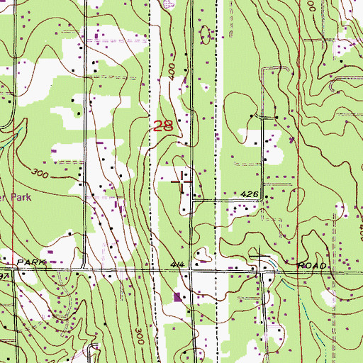 Topographic Map of Snohomish County Fire District 7 Station 73 - Bear Creek, WA