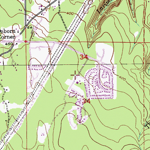Topographic Map of Snohomish County Fire District 1 Silver Firs Station 13, WA