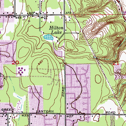 Topographic Map of Snohomish County Fire District 1 Hilton Lake Station 12, WA