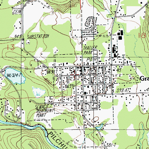 Topographic Map of Snohomish County Fire District 17 Station 87, WA