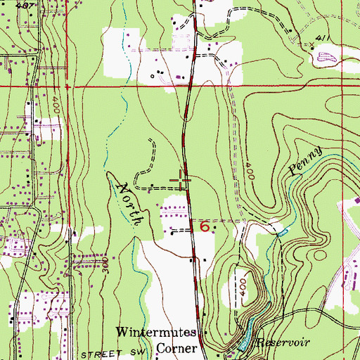 Topographic Map of Snohomish County Fire District 7 Station 76 Mill Creek, WA