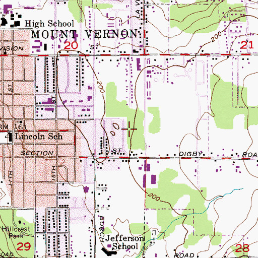 Topographic Map of Tomorrows Future Child Development Center, WA