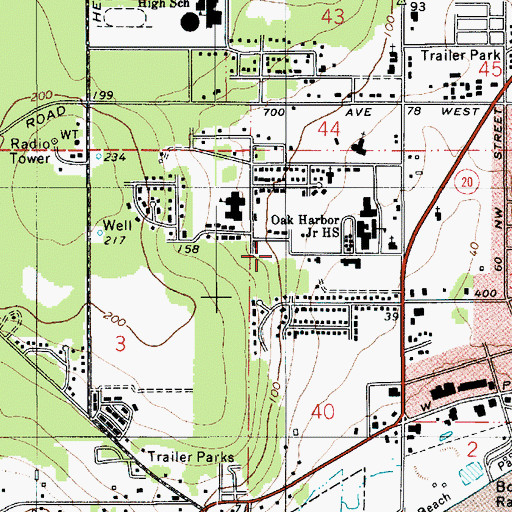 Topographic Map of Their Place Childrens Center, WA