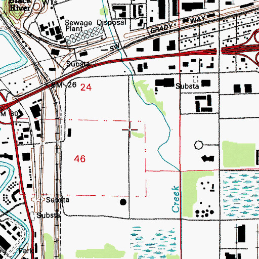 Topographic Map of Boeing Family Center, WA