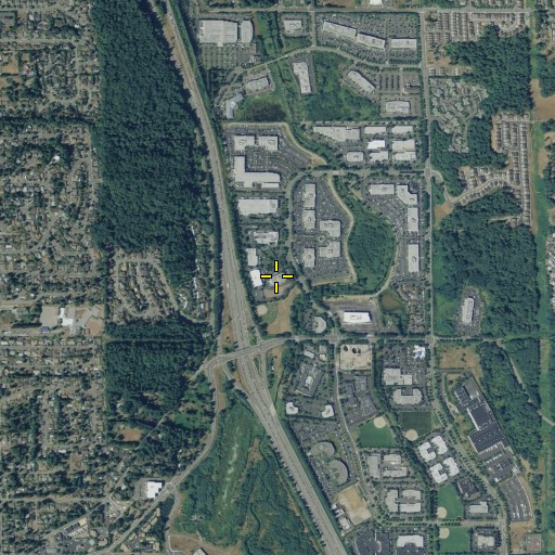 Aerial/Satellite Image of Learning Garden School Bothell, WA