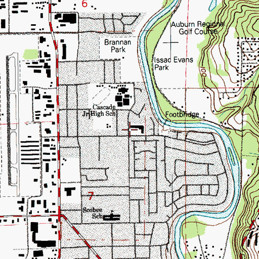 Topographic Map of Childhaven Patrick L Gogerty Branch, WA