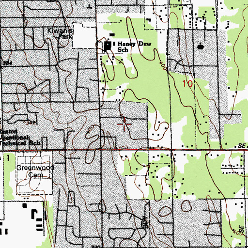 Topographic Map of Childtime Learning Center Number 906, WA