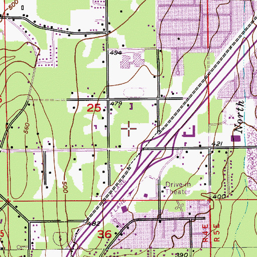 Topographic Map of Kids Country Child Care Center Everett, WA