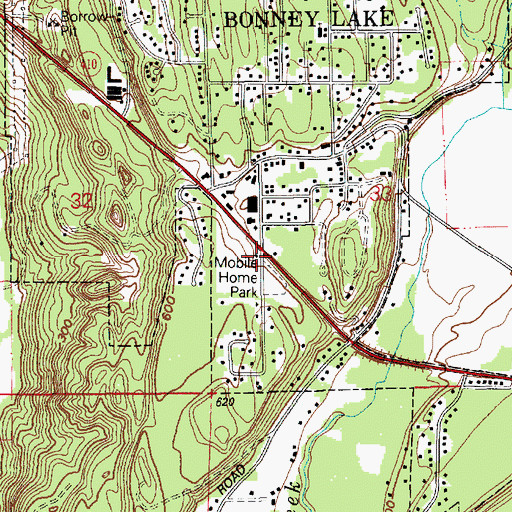 Topographic Map of Kindercare Learning Center 1375, WA