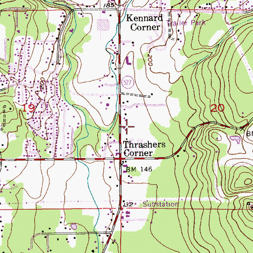 Topographic Map of Kindercare Learning Center 1202, WA