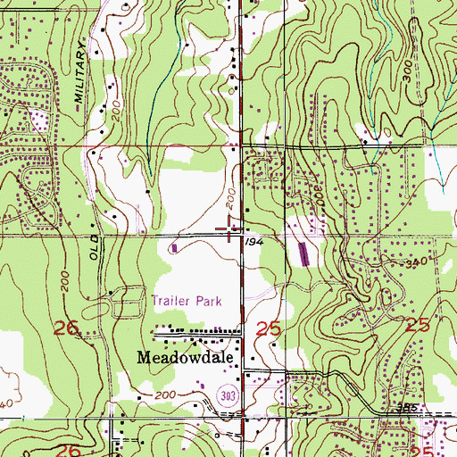 Topographic Map of Kindercare Learning Center 921, WA