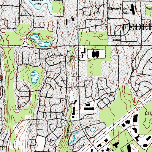 Topographic Map of Kindercare Learning Center 276, WA